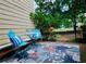 Outdoor patio with a seating area and plants at 5065 Avalon Dr, Alpharetta, GA 30005