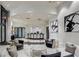 Bright lobby featuring contemporary furnishings, elegant chandelier, and tiled flooring at 3040 Peachtree Nw Rd # 613, Atlanta, GA 30305