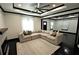 A stylish living room with hardwood floors and open concept to the Gathering room at 657 S Grand Nw Ave, Atlanta, GA 30318