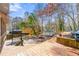 Backyard deck features a grill and a view of the backyard and an above ground pool at 2671 Lee Ann Dr, Marietta, GA 30066
