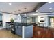 A bar area with counter seating, modern finishes, and elegant lighting at 1101 Juniper Ne St # 721, Atlanta, GA 30309