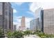 Stunning city skyline view highlighting the building's prime location at 1101 Juniper Ne St # 721, Atlanta, GA 30309