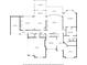 Detailed floor plan showcasing the layout of the home's main level and dimensions at 829 Waterford Estates Mnr, Canton, GA 30115