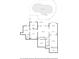 Detailed floor plan showcasing the layout of the home with backyard swimming pool at 829 Waterford Estates Mnr, Canton, GA 30115