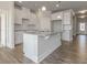 Open kitchen design with central island, offering functionality and ample counter space for cooking at 38 Lakeview Pt, Dallas, GA 30157
