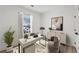 Bright office space with neutral tones, modern furniture and a large window with a view at 727 Garibaldi Sw St, Atlanta, GA 30310