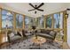 Cozy sunroom with ample natural light, comfortable seating, and stylish decor, perfect for relaxation at 727 Garibaldi Sw St, Atlanta, GA 30310