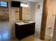 Contemporary bathroom with an updated vanity, and modern fixtures at 170 Boulevard Se # E005, Atlanta, GA 30312