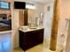 Modern bathroom with a stylish vanity, and a large mirror at 170 Boulevard Se # E005, Atlanta, GA 30312
