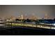 Breathtaking skyline view featuring the city's lighted buildings and rooftop details at night at 170 Boulevard Se # E005, Atlanta, GA 30312