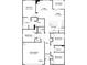 Detailed floor plan showing the layout of the home at 76 Lakeview Pt, Dallas, GA 30157
