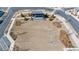 Aerial view of a neighborhood amphitheater featuring tiered seating and a covered stage at 122 Brighton Blvd, Woodstock, GA 30188