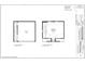 Floorplan of a two-story garage showing the first and second floor layouts with storage space at 122 Brighton Blvd, Woodstock, GA 30188