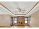 Bright living room with a brick fireplace and hardwood floors at 2705 Luke Edwards Rd, Dacula, GA 30019