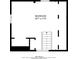 Floorplan of level four featuring a bedroom and a stairway at 2800 Kingston Ter, Atlanta, GA 30344