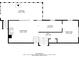 Floorplan of level two featuring a sunroom, living room, kitchen, hall, and dining area at 2800 Kingston Ter, Atlanta, GA 30344