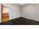 Bright dining room adjacent to the kitchen, featuring hardwood floors and ample space for entertaining at 3535 Roswell Ne Rd # H2, Atlanta, GA 30305