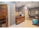 Bright home gym with exercise equipment, a sauna, tile floors, and neutral walls at 461 Wynns Way, Atlanta, GA 30331