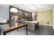 Gourmet kitchen with stainless steel appliances, island, and custom cabinetry at 461 Wynns Way, Atlanta, GA 30331