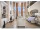Bright living room with a fireplace, tall windows, hardwood floors and lots of natural light at 461 Wynns Way, Atlanta, GA 30331