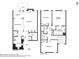Detailed floor plan showcases layout including bedrooms, kitchen, living room and bathrooms at 1908 Variations Ne Dr, Atlanta, GA 30329