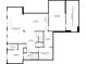 Detailed basement floor plan showcasing the layout of lounge, recreation room, media room, and bathroom at 5060 Lake Forrest Dr, Atlanta, GA 30342