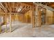 Unfinished basement with exposed framing and utilities at 2353 Habersham Sw Dr, Marietta, GA 30064