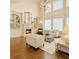 Bright living room with a fireplace, built-in shelving, and lots of natural light at 2353 Habersham Sw Dr, Marietta, GA 30064