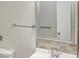 Bathroom featuring a decorative framed mirror and modern fixtures at 475 Mount Vernon Ne Hwy # C230, Sandy Springs, GA 30328