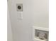 Close-up shot of laundry hookups showing electrical outlet and water hookups at 475 Mount Vernon Ne Hwy # C230, Sandy Springs, GA 30328