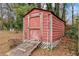 Wooden shed offering outdoor storage at 5063 White Sw Blvd, Mableton, GA 30126