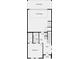 Floor plan showcasing bedroom 4 on level 1, with a 2 car garage and entry foyer at 105 Holt Ln, Lawrenceville, GA 30046