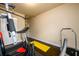 Spacious gym featuring a variety of exercise equipment and a rubber floor at 411 Ridgeway Ln, Canton, GA 30114