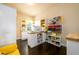 Bright office space with white custom storage and hardwood floors at 411 Ridgeway Ln, Canton, GA 30114