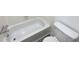 Bathroom showcasing bathtub and toilet at 4409 Idlewood Ln, Tucker, GA 30084