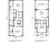 Second and third story floor plan showing bedroom, owner's suite, sky terrace, bonus media, and balcony at 578 Brashy Street, Woodstock, GA 30188
