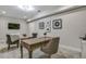 Cozy office space featuring a flat screen TV, desk, and neutral decor at 578 Brashy Street, Woodstock, GA 30188