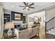Cozy living room with fireplace, built-in shelves, and an open layout that offers a relaxing atmosphere at 578 Brashy Street, Woodstock, GA 30188