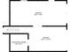 Garage floor plan detailing two garage spaces and an electrical room at 2080 Silversmith Ln, Stone Mountain, GA 30087