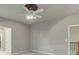 Spacious bedroom with a ceiling fan at 3835 Greenside Ct, Dacula, GA 30019