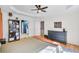 Comfortable bedroom with hardwood floors, large closet, ceiling fan, and lots of natural light at 5466 Vinings Lake Way, Mableton, GA 30126