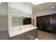 Bathroom boasts double vanity, large mirror, skylight, and custom built-in closet system at 2116 Strasburg Ct, Dunwoody, GA 30338