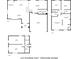 Detailed floor plan showcasing the layout of the home's rooms and dimensions at 2116 Strasburg Ct, Dunwoody, GA 30338