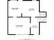 Floorplan featuring a living room, dining area, kitchen, stairs, and foyer at 2916 Lloyd Rd, Decatur, GA 30034