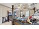 This primary bedroom features a flat screen television and a king sized bed at 3242 Inns Brook Way, Snellville, GA 30039