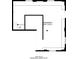 Floor plan showing the basement dimensions and layout at 2504 Brentwood Rd, Decatur, GA 30032