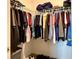Walk-in closet with plenty of storage space for clothes, shoes, and accessories at 46 Darbys Crossing Ct, Hiram, GA 30141