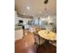 Kitchen with white cabinets, granite counters, stainless appliances, and a cozy breakfast nook, perfect for everyday living at 2571 Royston Dr, Duluth, GA 30097