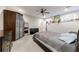 Cozy bedroom featuring a comfy bed and a mirrored wardrobe at 2368 Saint Davids Nw Sq # 4, Kennesaw, GA 30152