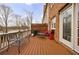 A spacious deck with a grill, outdoor seating, and a view, ideal for outdoor enjoyment at 2368 Saint Davids Nw Sq # 4, Kennesaw, GA 30152
